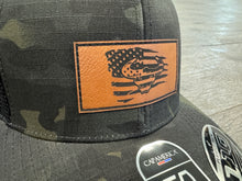 Load image into Gallery viewer, Addiction Black Multicam with Stitched Patch Hat
